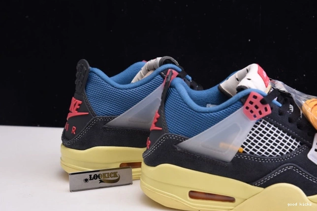 Cheap NOIR JORDAN RETRO OFF AIR 4 UNION DC9533-001 0704
